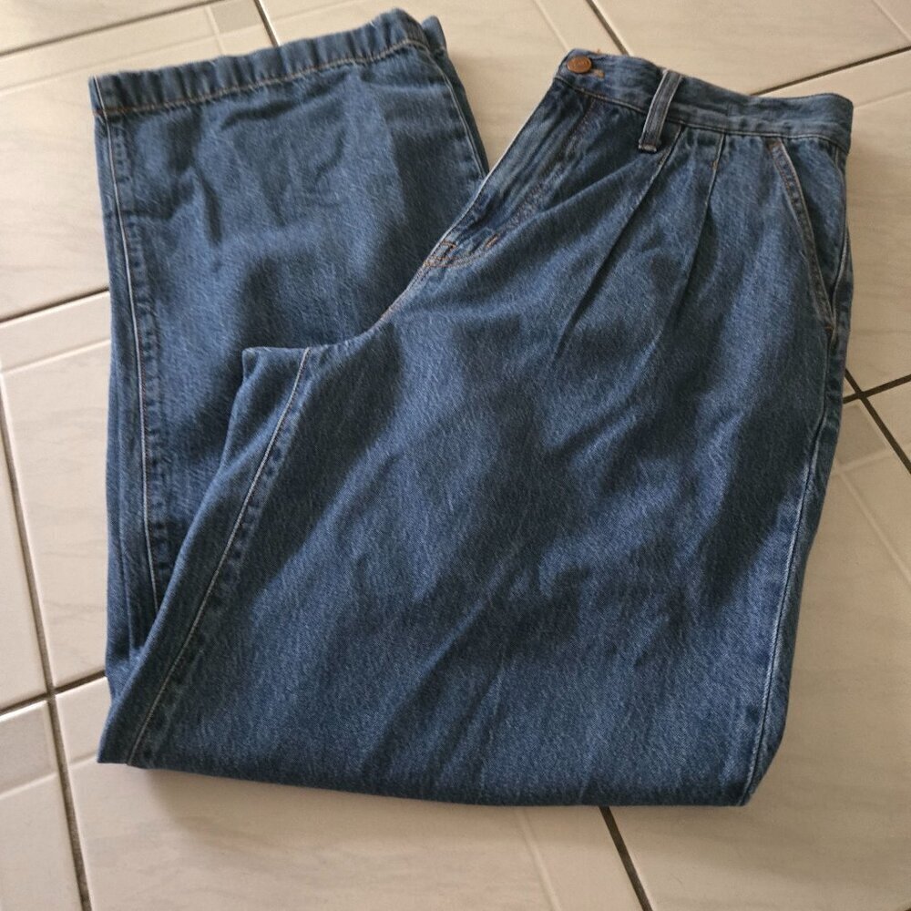 Madewell Harlow Wide Leg Jean Fairson Wash 29